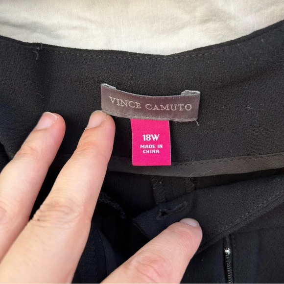 Vince Camuto Black Slacks Size 18 Career Business Pants - Picture 3 of 4